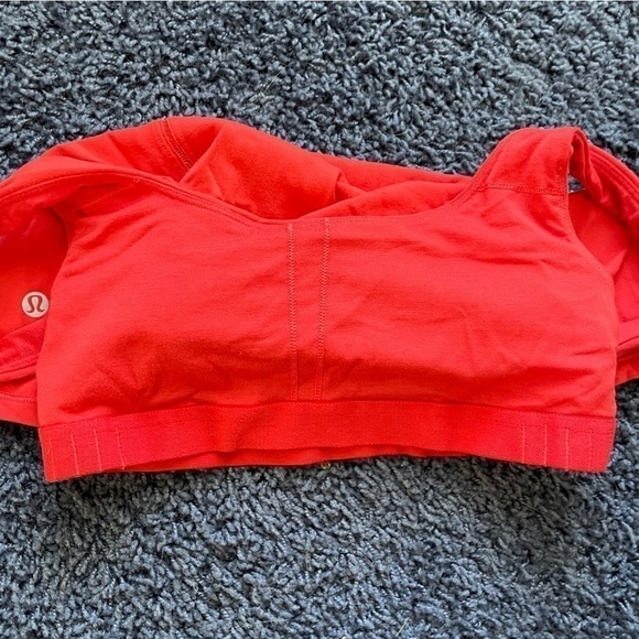 Lululemon Amala Tank Top Size 2 Red Alarming Yoga - Picture 6 of 7